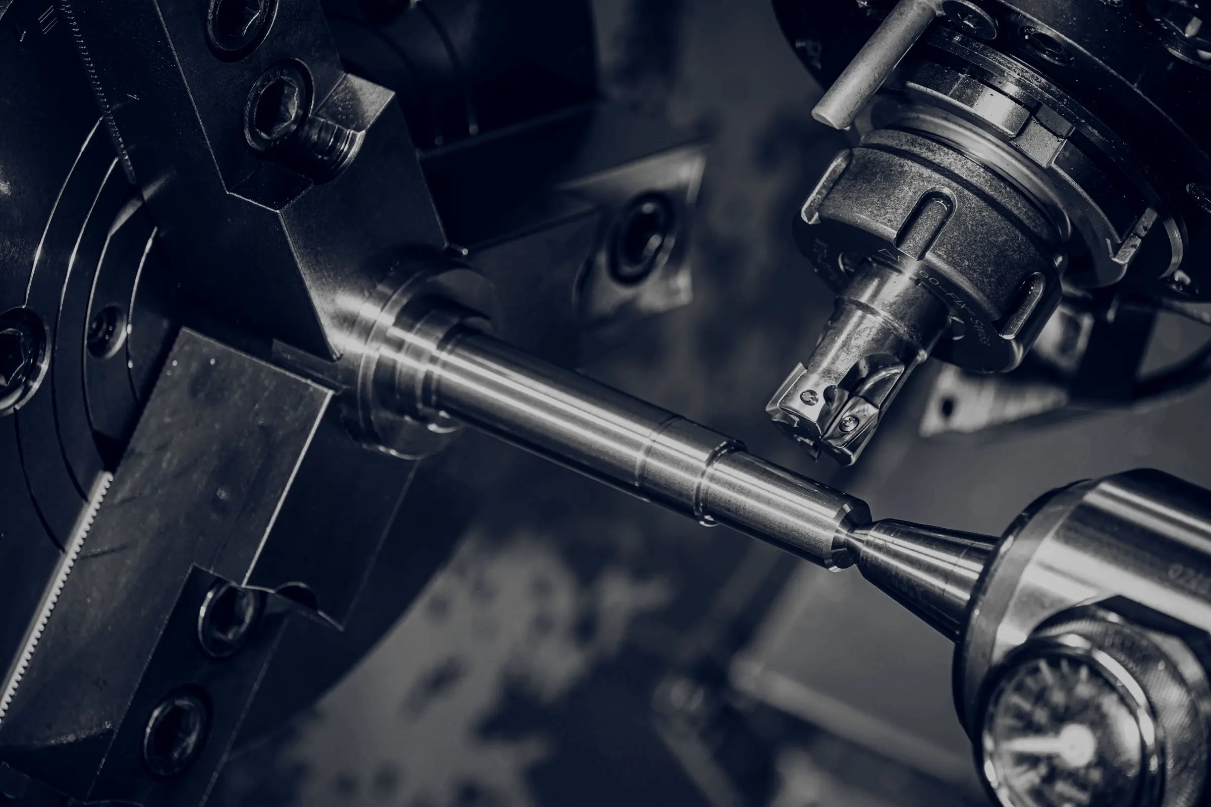Werkstück in einer CNC-Drehmaschine